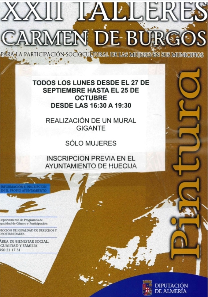 XXII TALLERES CARMEN DE BURGOS